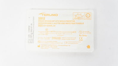 Terumo SV-S25BL35 SURFLO Winged Infusion Set w/Ndle. Protection 25G x 3/4inch (x)